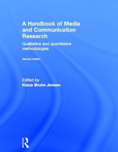 9780415609654: A Handbook of Media and Communication Research: Qualitative and Quantitative Methodologies