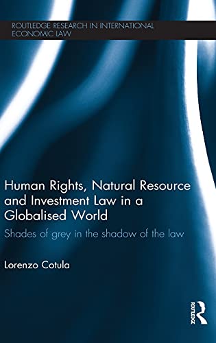 Beispielbild fr Human Rights, Natural Resource and Investment Law in a Globalised World: Shades of Grey in the Shadow of the Law (Routledge Research in International Economic Law) zum Verkauf von Chiron Media