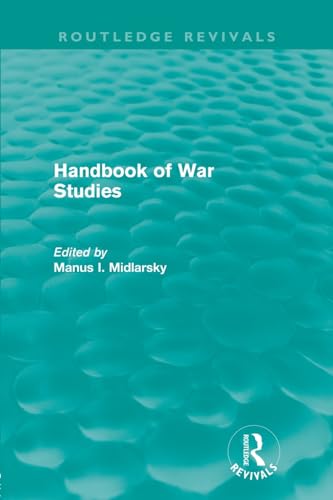 Beispielbild fr Handbook of War Studies zum Verkauf von Blackwell's