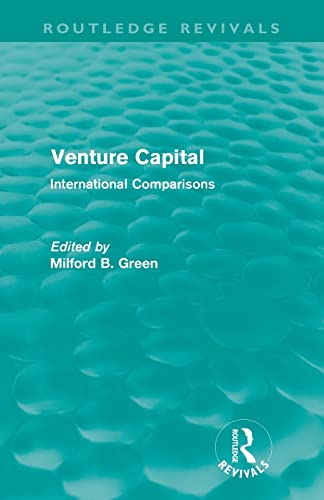 Imagen de archivo de Venture Capital: International Comparions a la venta por Blackwell's