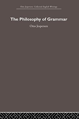 9780415611312: The Philosophy of Grammar
