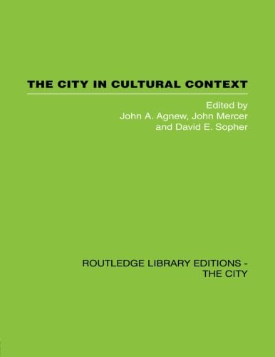 Beispielbild fr The City in Cultural Context zum Verkauf von Blackwell's