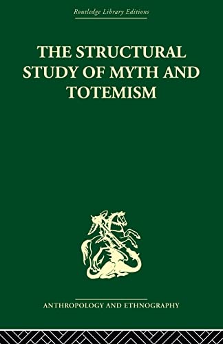 Stock image for The Structural Study of Myth and Totemism for sale by Blackwell's