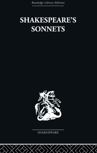 9780415612272: Shakespeare's Sonnets