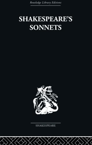 Shakespeare's Sonnets (9780415612272) by Muir, Kenneth