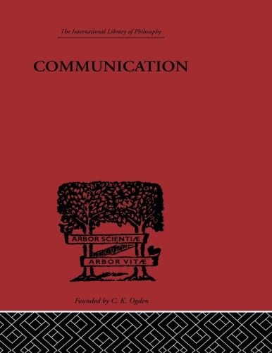 Beispielbild fr Communication zum Verkauf von Blackwell's