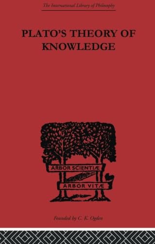Beispielbild fr Plato's Theory of Knowledge zum Verkauf von Blackwell's