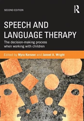 Stock image for Speech and Language Therapy for sale by Chiron Media