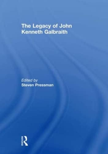 Stock image for The Legacy of John Kenneth Galbraith for sale by Chiron Media