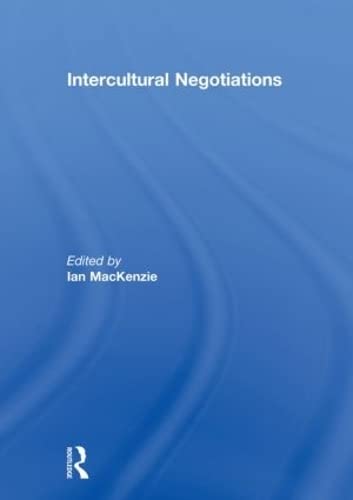 Imagen de archivo de Intercultural Negotiations a la venta por Blackwell's