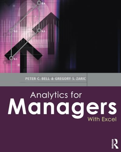 Stock image for Analytics for Managers: With Excel for sale by ThriftBooks-Atlanta