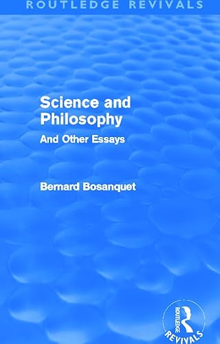 Imagen de archivo de Science and Philosophy (Routledge Revivals): And Other Essays a la venta por Chiron Media