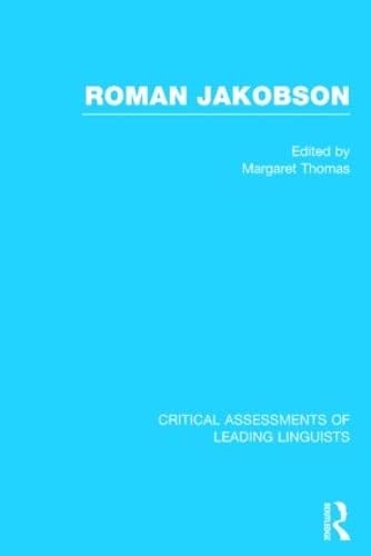 Stock image for Roman Jakobson (Critical Assessments of Leading Linguists) for sale by Chiron Media