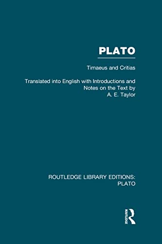 Stock image for Plato: Timaeus and Critias (RLE: Plato) (Routledge Library Editions: Plato) for sale by Chiron Media