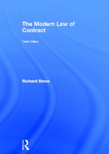 Stock image for The Modern Law of Contract for sale by Phatpocket Limited