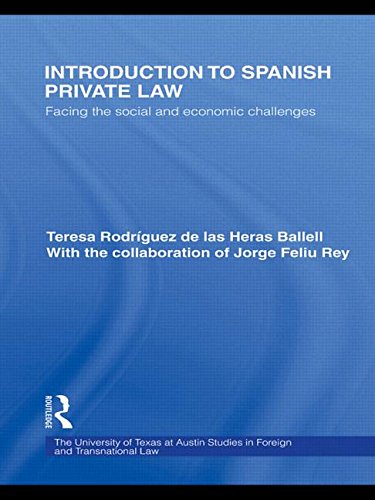 9780415631501: Introduction to Spanish Private Law: Facing the Social and Economic Challenges (UT Austin Studies in Foreign and Transnational Law)