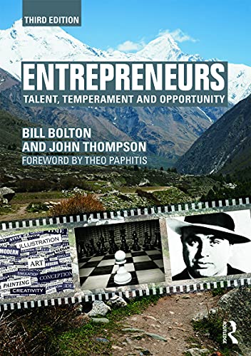 Beispielbild fr Entrepreneurs : Talent, Temperament and Opportunity zum Verkauf von Better World Books