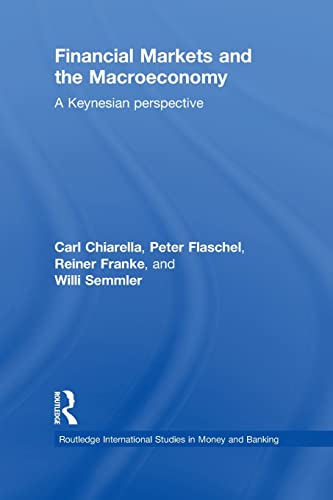 Imagen de archivo de Financial Markets and the Macroeconomy: A Keynesian Perspective a la venta por Revaluation Books