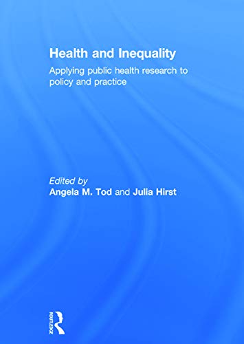 Imagen de archivo de Health and Inequality a la venta por Blackwell's