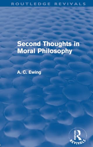 Stock image for Second Thoughts in Moral Philosophy (Routledge Revivals) for sale by Chiron Media