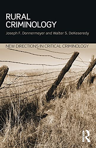Stock image for Rural Criminology (New Directions in Critical Criminology) for sale by HPB-Red