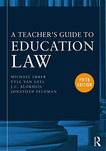 Beispielbild fr A Teacher's Guide to Education Law zum Verkauf von Blackwell's