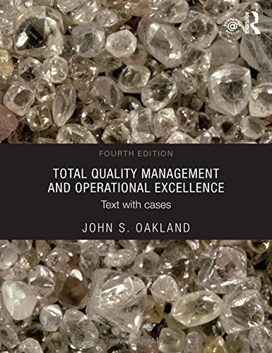 9780415635493: Total Quality Management and Operational Excellence: Text with Cases