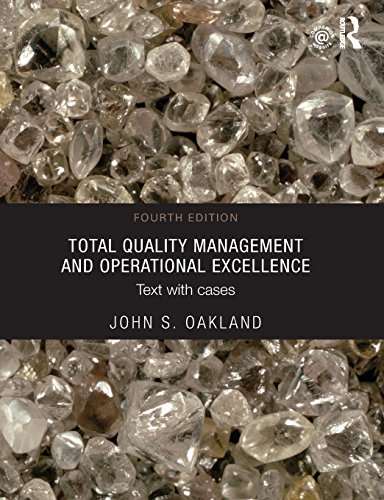 Beispielbild fr Total Quality Management and Operational Excellence: Text with Cases zum Verkauf von Zoom Books Company