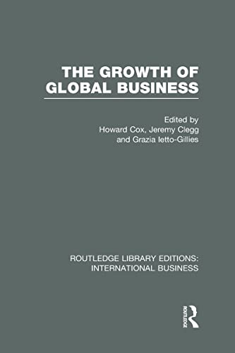 9780415639705: The Growth of Global Business (RLE International Business)