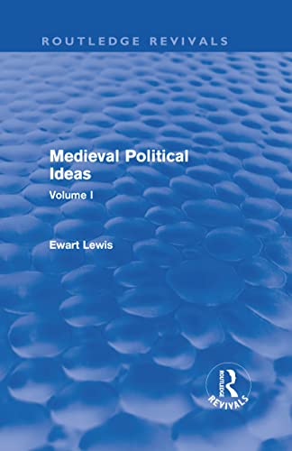 Stock image for 1: Medieval Political Ideas (Routledge Revivals): Volume I for sale by Chiron Media