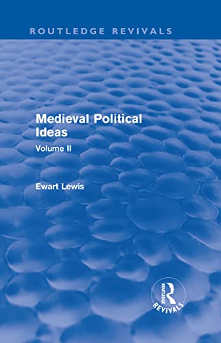 Stock image for 2: Medieval Political Ideas (Routledge Revivals): Volume II for sale by Chiron Media