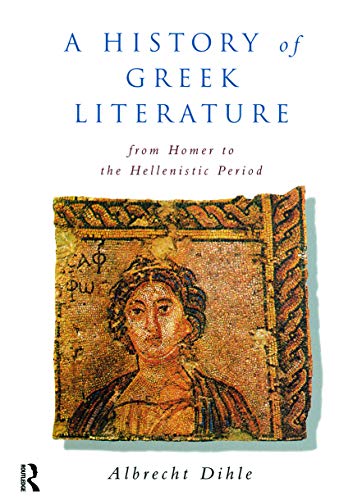 Imagen de archivo de History of Greek Literature a la venta por Blackwell's