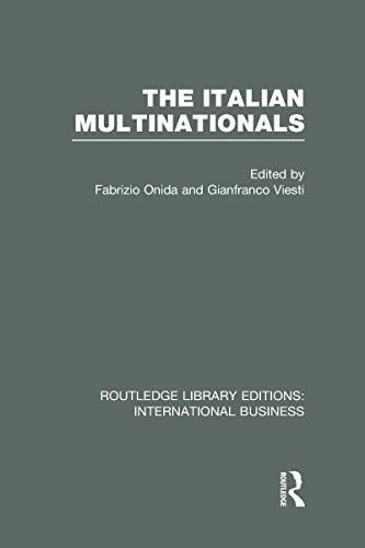 9780415643498: The Italian Multinationals (RLE International Business) (Routledge Library Editions: International Business)