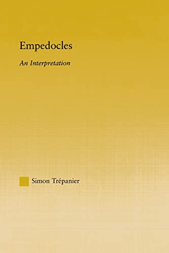 Imagen de archivo de Empedocles : An Interpretation a la venta por Blackwell's