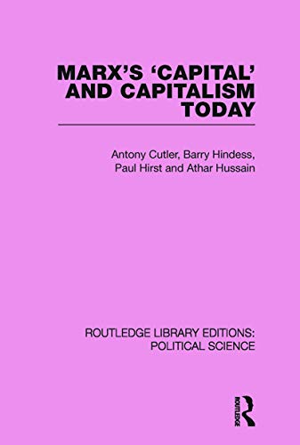 9780415649902: Marx's capital and capitalism today routledge library editions: political science volume 52