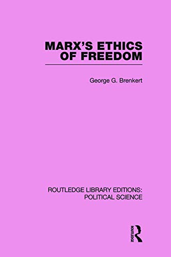 Beispielbild fr Marx's Ethics of Freedom zum Verkauf von Blackwell's