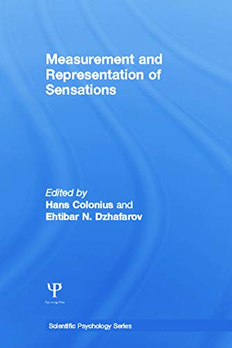 Beispielbild fr Measurement and Representation of Sensations zum Verkauf von Blackwell's