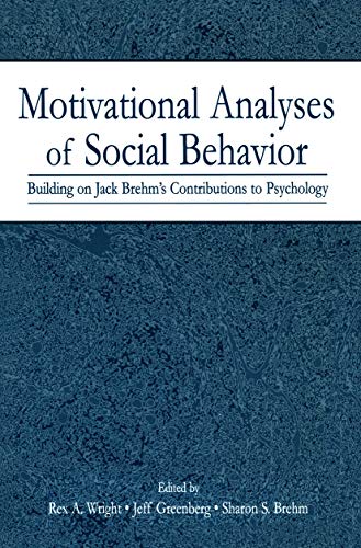 Beispielbild fr Motivational Analyses of Social Behavior zum Verkauf von Blackwell's
