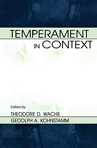 Stock image for Temperament in Context for sale by Blackwell's