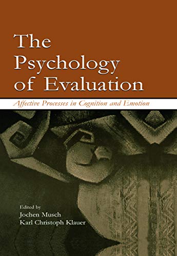 9780415652674: The Psychology Of Evaluation