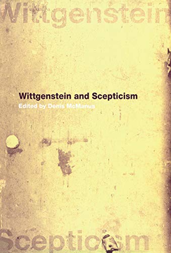 Imagen de archivo de Wittgenstein and Scepticism a la venta por Pulpfiction Books