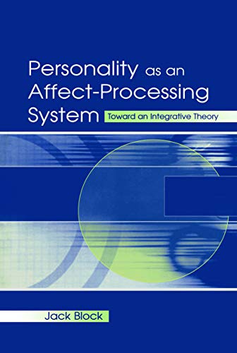 Beispielbild fr Personality as an Affect-Processing System zum Verkauf von Blackwell's