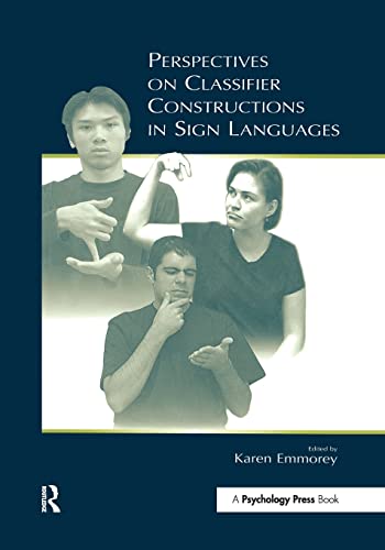 Imagen de archivo de Perspectives on Classifier Constructions in Sign Languages a la venta por SecondSale
