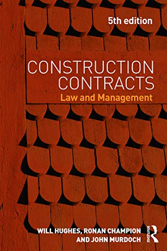 Beispielbild fr Construction Contracts: Law and Management zum Verkauf von Monster Bookshop