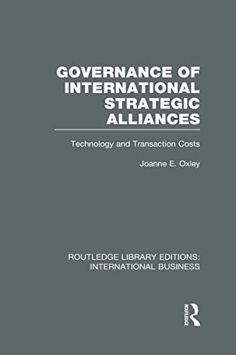 Beispielbild fr Governance of International Strategic Alliances zum Verkauf von Blackwell's