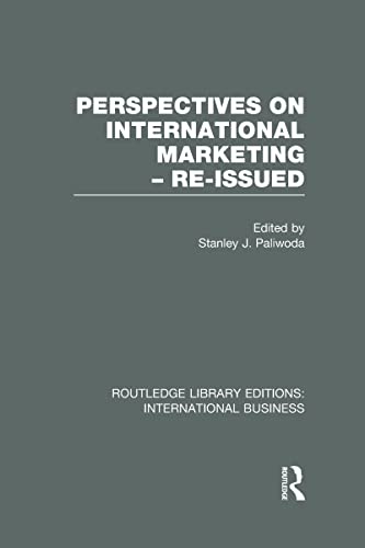 Beispielbild fr Perspectives on International Marketing zum Verkauf von Blackwell's