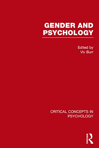 Imagen de archivo de Gender and Psychology (Critical Concepts in Psychology) a la venta por Mispah books