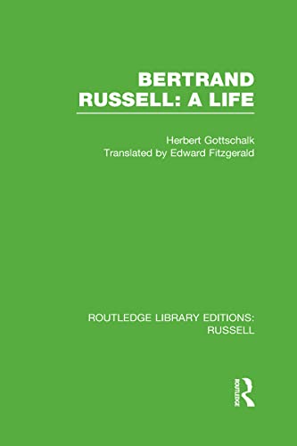 9780415661676: Bertrand Russell: A Life (Routledge Library Editions: Russell)