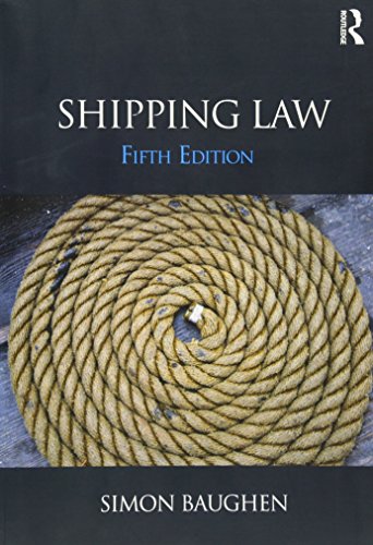 Imagen de archivo de Shipping Law a la venta por Better World Books Ltd
