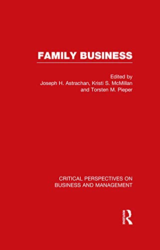Imagen de archivo de Family Business (Critical Perspectives on Business and Management) a la venta por Chiron Media